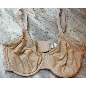 WACOAL 855338 Ultimate Side Smoother Underwire Nude Bra 34DDD